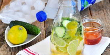 огуречный лимонад с лаймом