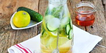 огуречный лимонад с лаймом