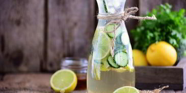 огуречный лимонад с лаймом