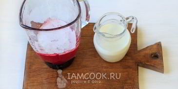 малиновый коктейль