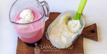 малиновый коктейль