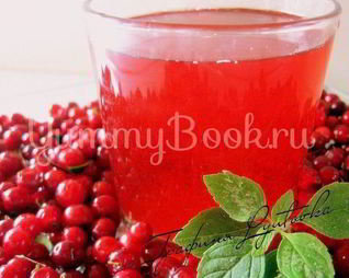 Брусничный морс