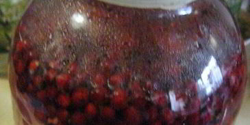 брусничный морс