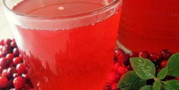 брусничный морс