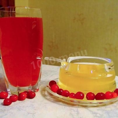 Клюквенный морс с медом