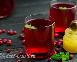 Клюквенный морс
