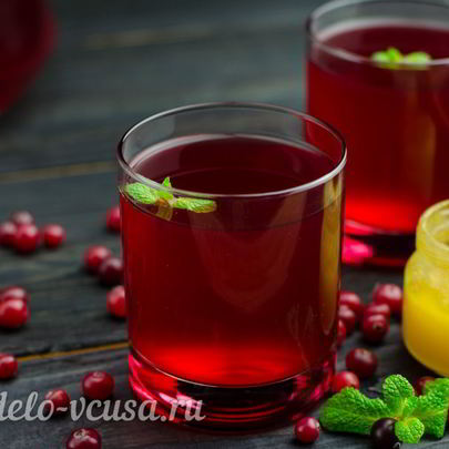 Клюквенный морс