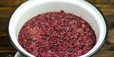 клюквенный морс