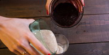 бананово-черничный смузи