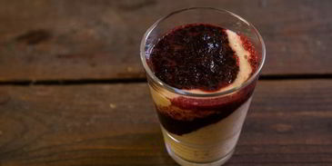 бананово-черничный смузи