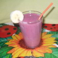 Рецепт Бананова-малинового смузи