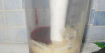 бананово-малиновый смузи