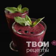 Рецепт Чернично-бананового смузи