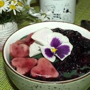 Рецепт Фруктового смузи-боул со спирулиной