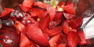 фруктовый смузи-боул со спирулиной