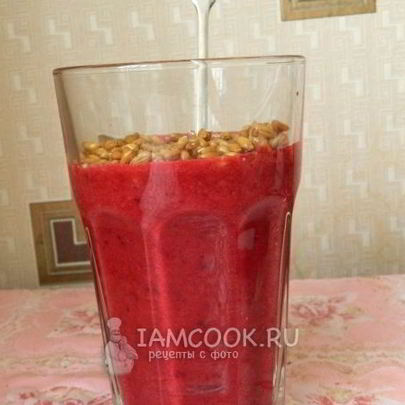 Фруктовый смузи с пророщенной пшеницей