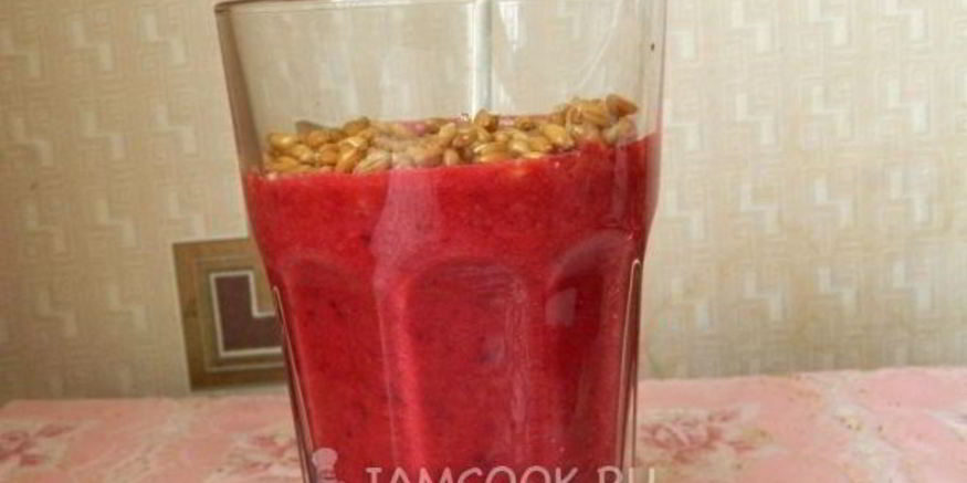 Рецепт фруктового смузи с пророщенной пшеницей