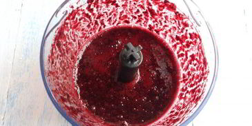 клубнично-черничный смузи