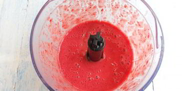 клубнично-черничный смузи