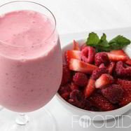Рецепт Клубничного смузи с овсянкой