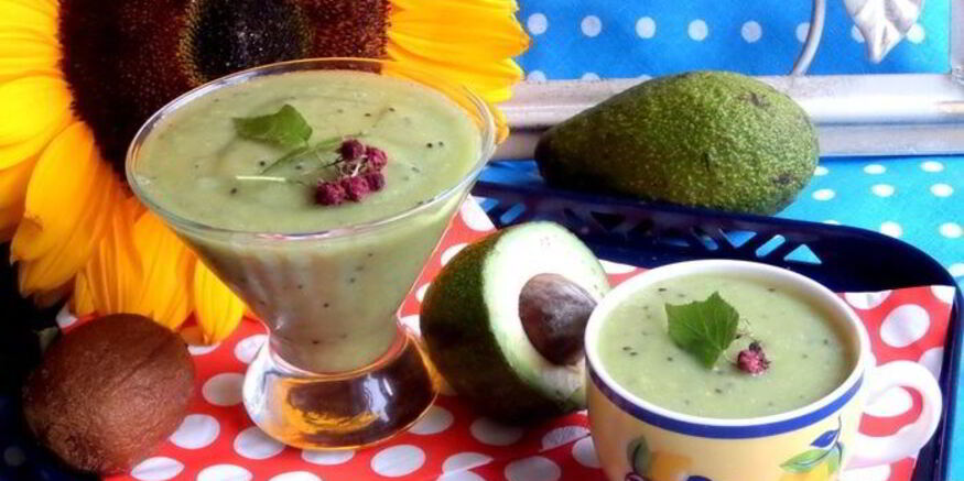 Рецепт смузей из авокадо и киви