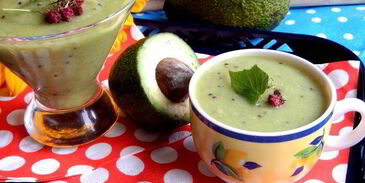 смузи из авокадо и киви