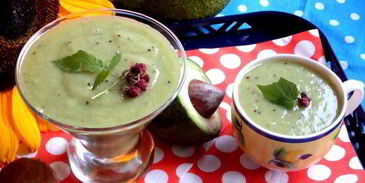 смузи из авокадо и киви