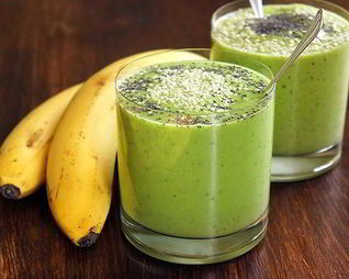 Смузи из банана и киви