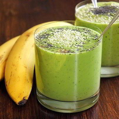 Смузи из банана и киви