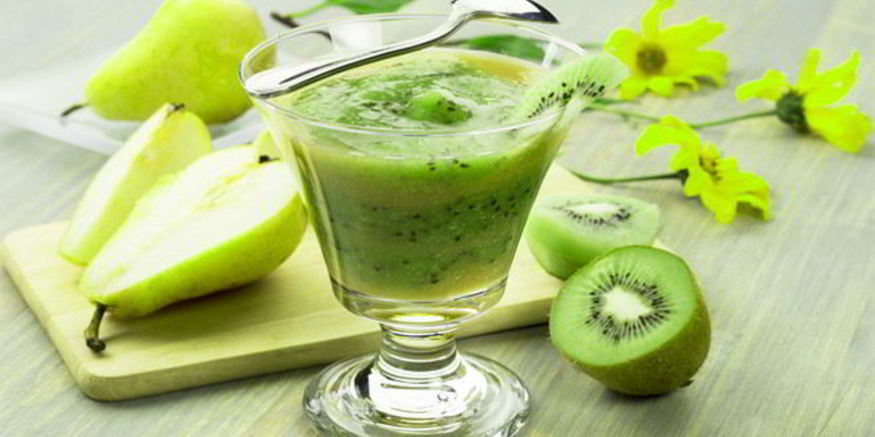 Рецепт смузей из груши и киви