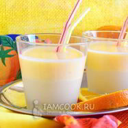 Рецепт Смузей из кефира с апельсином