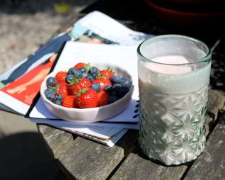 Смузи из клубники и банана