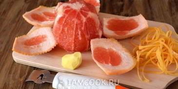 смузи из красного грейпфрута и кокосового молока