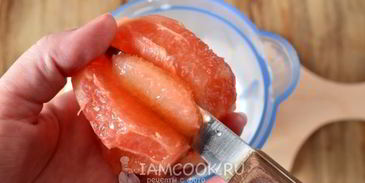 смузи из красного грейпфрута и кокосового молока