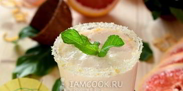 смузи из красного грейпфрута и кокосового молока