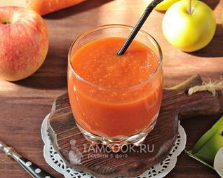 Смузи из моркови и яблок