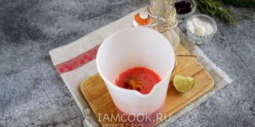 смузи из сладкого перца и помидоров