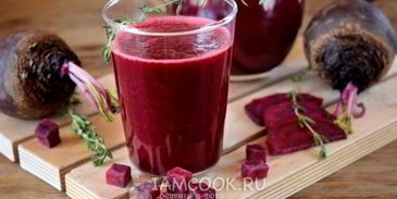 смузи из свеклы с сельдереем