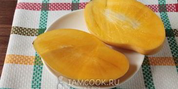 смузи из свежего манго и груши