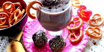 смузи лен с какао