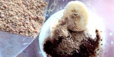 смузи лен с какао