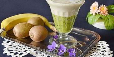 смузи с киви и бананом