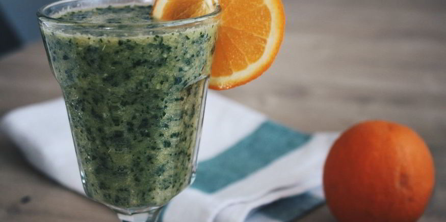Рецепт смузей со шпинатом и апельсином