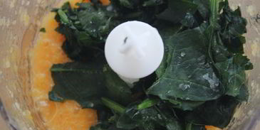 смузи со шпинатом и апельсином