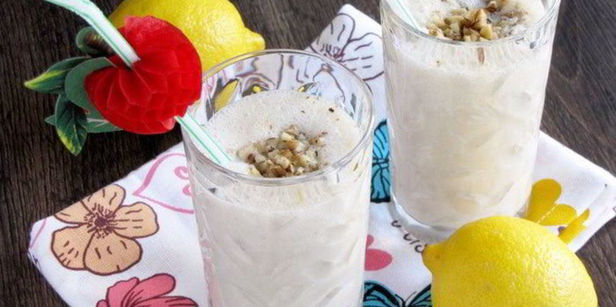 Рецепт смузей в бананово-лимонном сингапуре