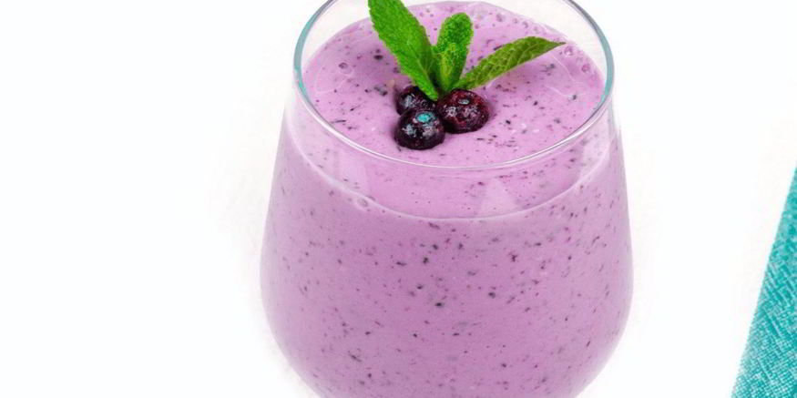 Рецепт ягодного смузи черничный маффин