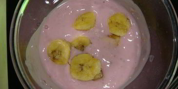 земляничный смузи с мюсли