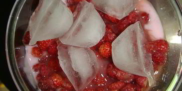 земляничный смузи с мюсли