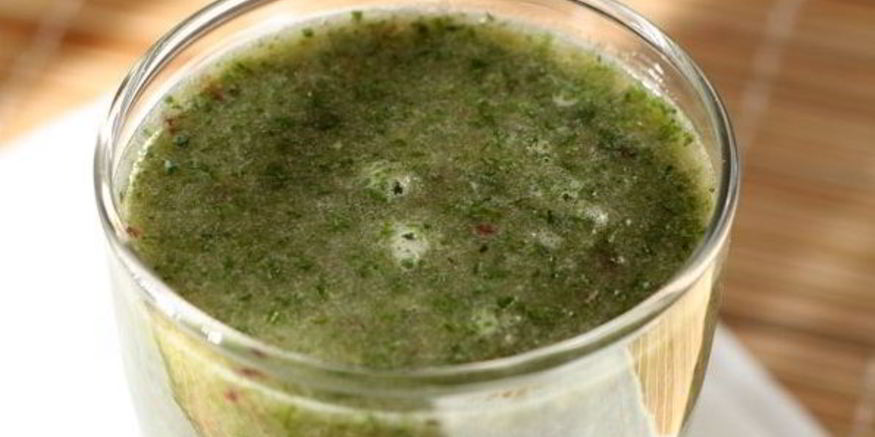 Рецепт зеленого коктейля с вишней