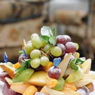 Рецепт Фруктового салата с лаймово-мятным соусом